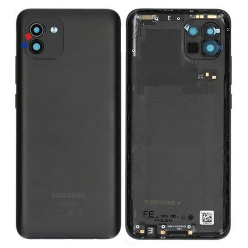 Γνήσιο Πίσω Καπάκι για Samsung Galaxy A03 A035G (Service Pack) GH81-21661A - Χρώμα: Μαύρο