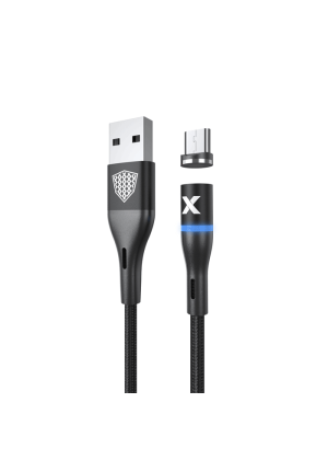 inkax- CK-97  Micro USB 2.4Α Kαλώδιο Φόρτισης 1μ - Χρώμα: Μαύρο