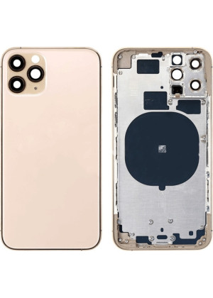 Πίσω Καπάκι με Πλαίσιο (HOUSING) για Apple iPhone 12 Pro - Χρώμα: Χρυσό