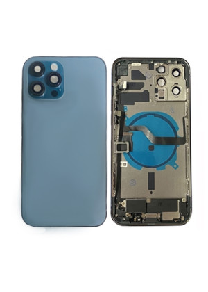 Πίσω Καπάκι με Πλαίσιο (HOUSING) για Apple iPhone 12 Pro Max - Χρώμα: Pacific Blue