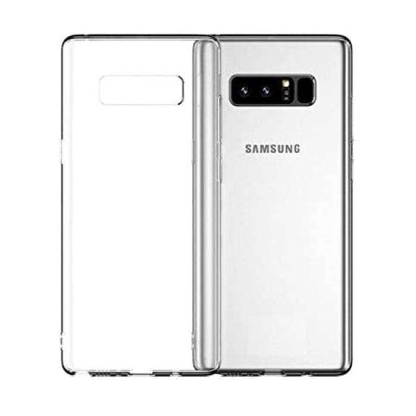 Θήκη Πλάτης Σιλικόνης Απλή για Samsung N950F Galaxy Note 8 - Χρώμα: Διάφανο