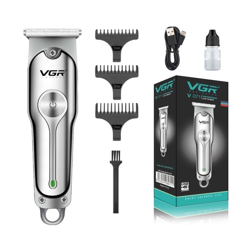 VGR Voyager V-071 Μηχανή Ξυρίσματος / Hair Clipper - Χρώμα: Ασημί