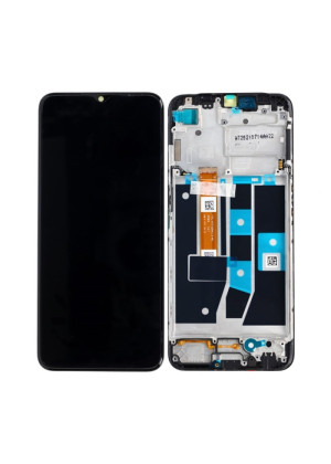 Γνήσια Οθόνη LCD με Μηχανισμό Αφής για Oppo A16 /A16s Service pack ( 4908018 ) - Χρώμα: Μαύρο