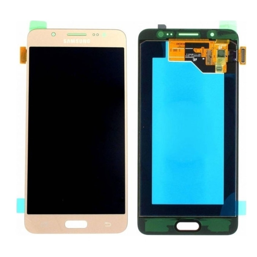 Γνήσια Οθόνη LCD με Μηχανισμό Αφής για Samsung Galaxy J5 2016 J510F (Service Pack) GH97-19466C - Χρώμα: Χρυσό