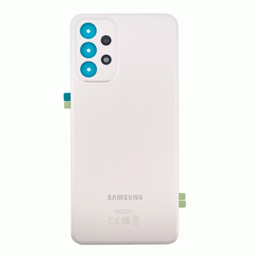 Γνήσιο Πίσω Καπάκι για Samsung Galaxy A23 A236B GH82-29489B - Χρώμα: Λευκό