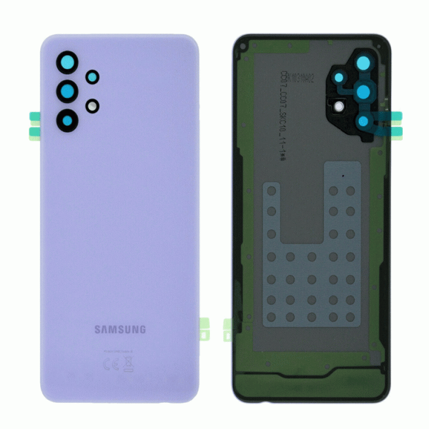 Γνήσιο Πίσω Καπάκι για Samsung Galaxy A32 5G A326 SM-A326B GH82-25080D - Χρώμα: Lavender