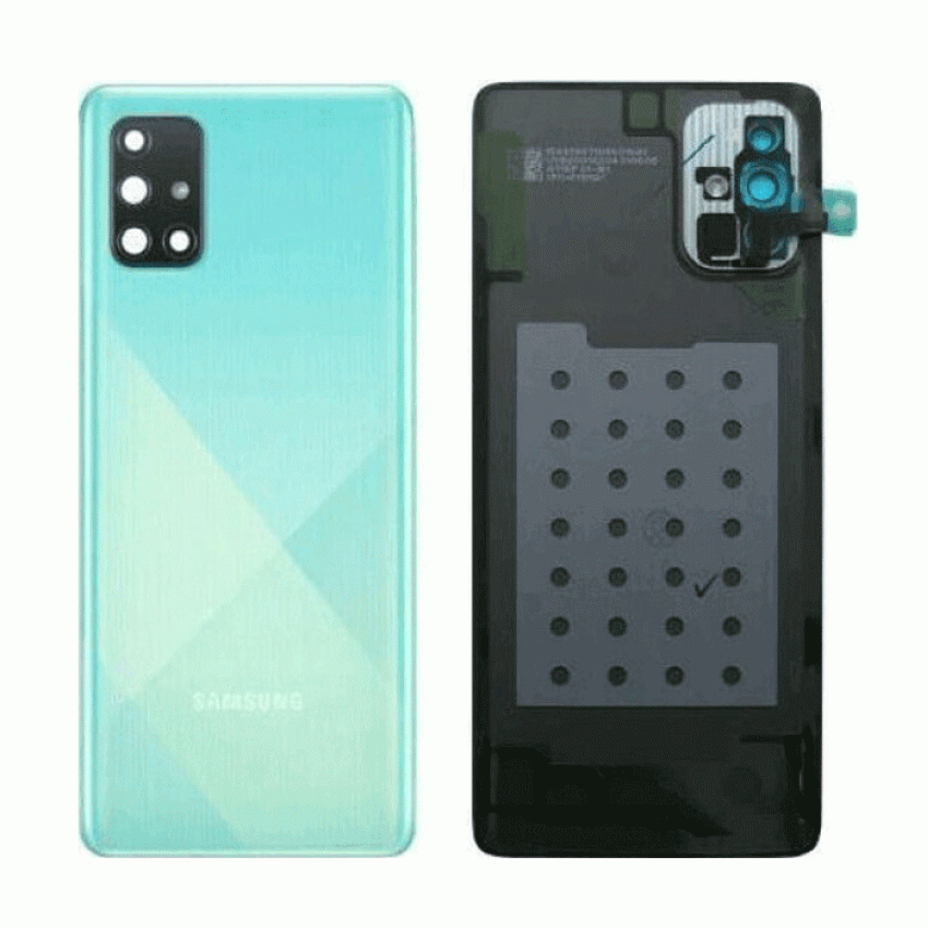 Γνήσιο Πίσω Καπάκι για Samsung Galaxy A71 SM-A715F GH82-22112C - Χρώμα: Prism Crush Blue