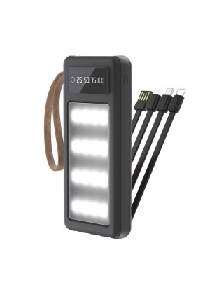 PZX Power Bank C162 4 Outputs 50000mah -Χρώμα: Μαύρο