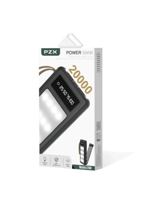 PZX C160 PowerBank 20000mah -Χρώμα: Μαύρο