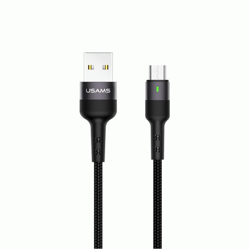 USAMS US-SJ311 U26 Καλώδιο Φόρτισης 1m Lightning Charging Και Data Cable - Χρώμα: Μαύρο