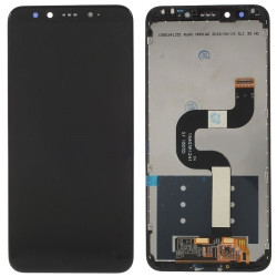 Original LCD Screen with Touch Mechanism for Xiaomi Redmi A2/A2+ 4G 2023 560001C3S200 - Color: Black