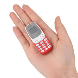 L8STAR BM10 Mini Quad Band Unlocked Phone With Greek Menu - Color: Red