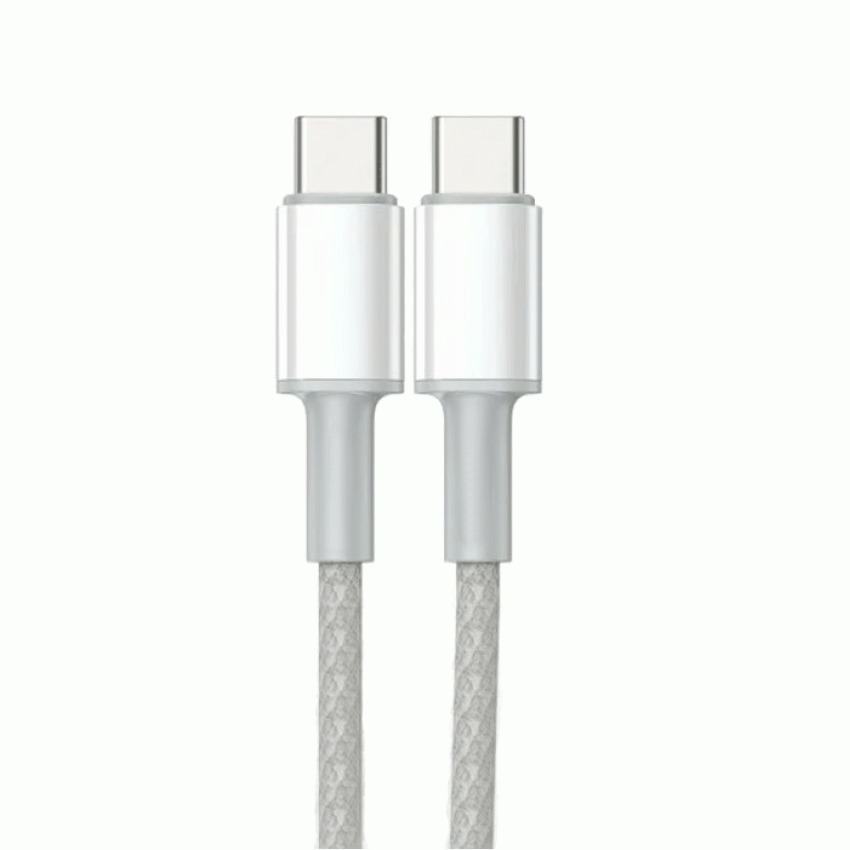 Moxom MX-CB135 PD 60W Καλώδιο φόρτισης από USB-C σε USB-C 2m - Χρώμα: Λευκό