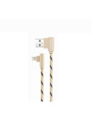 Awei CL-92 Καλώδιο Φόρτισης 2m Lightning L Type Fast Charging Data Cable - Χρώμα: Χρυσό