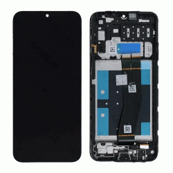 Original LCD with Touch  and Frame Samsung Galaxy A146P A14 5G 2023 GH81-23640A/23315A - Color: Black