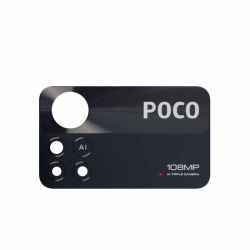 Camera Lens for Xiaomi Poco X4 Pro - Color: Black