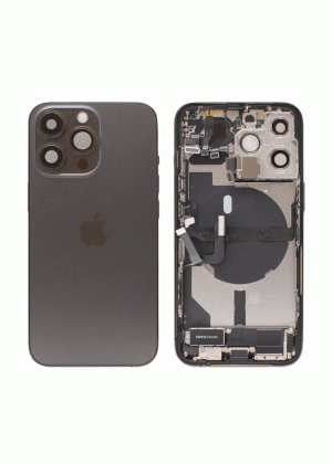 Πίσω Καπάκι με Πλαίσιο (housing) για Apple iPhone 13 Pro - Χρώμα: Μαύρο