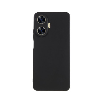 Θήκη Πλάτης Σιλικόνης Soft για Realme C55 - Χρώμα: Μαύρο
