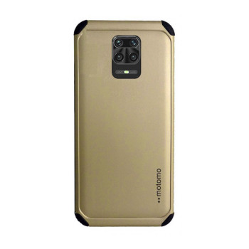 Σκληρή Θήκη Πλάτης Motomo για Xiaomi Redmi Note 9S/Redmi Note 9 Pro - Χρώμα: Χρυσό