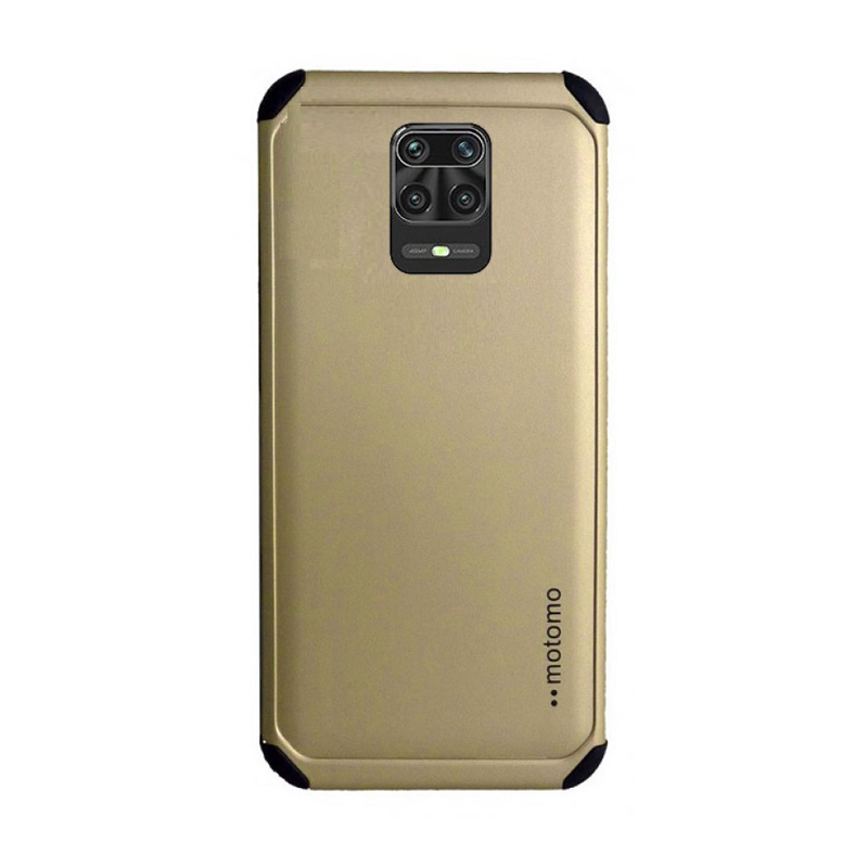 Σκληρή Θήκη Πλάτης Motomo για Xiaomi Redmi Note 9S/Redmi Note 9 Pro - Χρώμα: Χρυσό