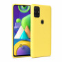 Θήκη Πλάτης Σιλικόνης Απλή για Samsung Galaxy A21 - Χρώμα: Κίτρινο