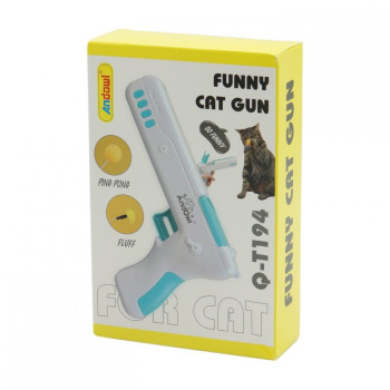 Andowl Q-T194 Παιχνίδι Γάτας Rebound Cat Gun - Χρώμα: Γαλάζιο