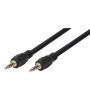 Καλώδιο 3.5mm Jack Male σε 3.5mm Jack Male 5m - Χρώμα: Μαύρο