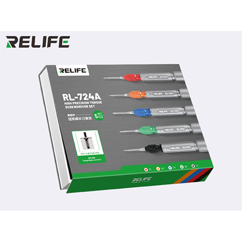 RELIFE RL-724A High Precision Torque Screwdriver 0.6 Tri-Point Tool Phone Rep