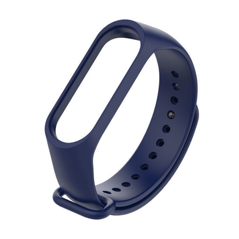 Λουράκι Σιλικόνης για Xiaomi Mi Band 5/Mi Smart Band 6 - Χρώμα: Σκούρο Μπλε Λουράκι Σιλικόνης για Xiaomi Mi Band 5/Mi Smart Band 6 - Χρώμα: Σκούρο Μπλε