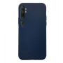 Θήκη Πλάτης Σιλικόνης Απλή για Xiaomi Mi Note 10 Pro - Χρώμα: Σκούρο Μπλέ