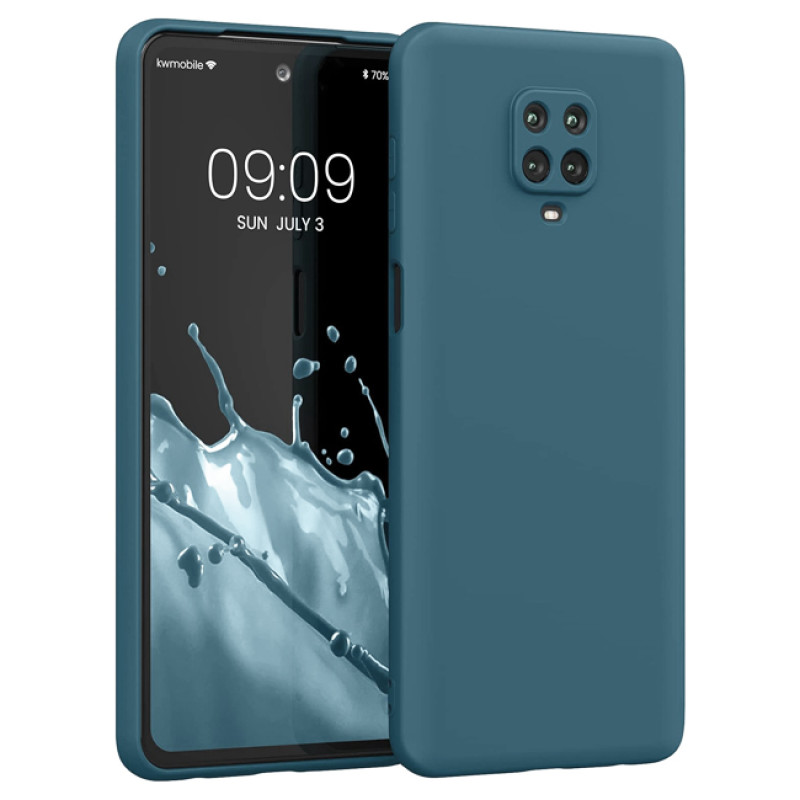 Θήκη Πλάτης Σιλικόνης Soft για Xiaomi Redmi Note 9 Pro/Note 9S - Χρώμα: Απαλό Μπλε