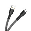 YESPLUS YS-826 Καλώδιο Φόρτισης & Μεταφοράς Δεδομένων 5A USB-A σε Type-C PD 120W 1m - Χρώμα: Γκρι
