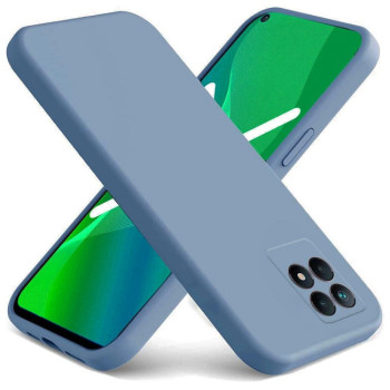 Θήκη Πλάτης Σιλικόνης Soft για Realme 8i - Χρώμα: Μπλε