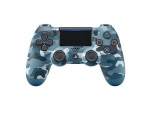 Doubleshock Ασύρματο Χειριστήριο / Wireless Controller για PS4 - Χρώμα: Army Camouflage Μπλε