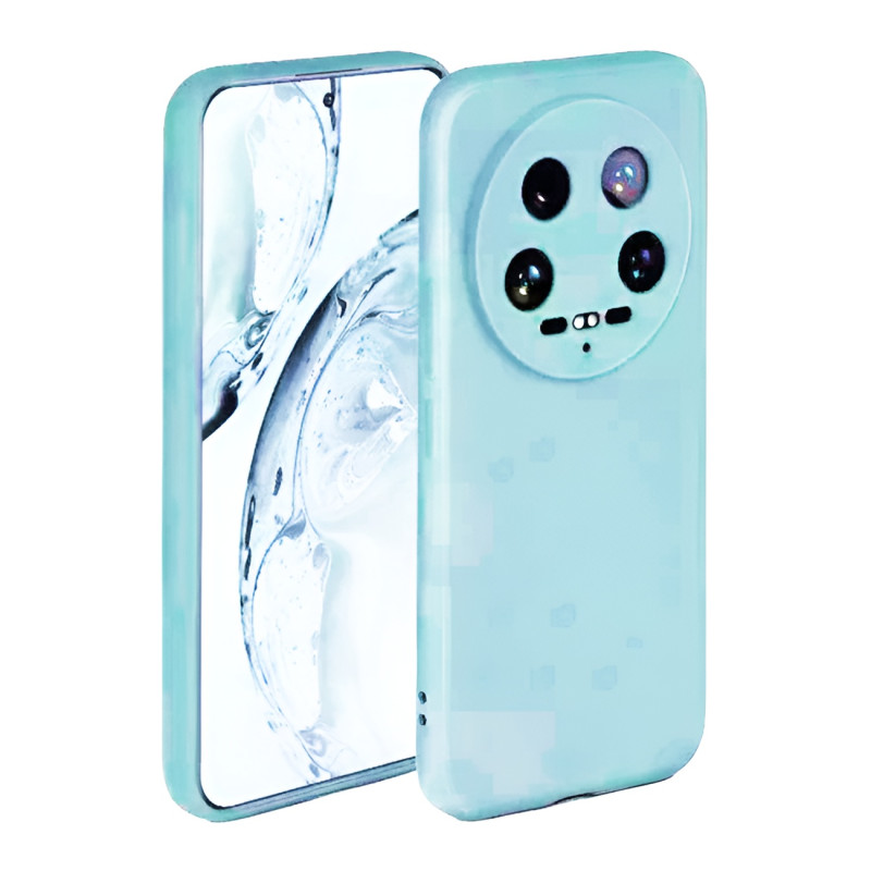 Θήκη Πλάτης Σιλικόνης Απλή για Xiaomi 14 Ultra - Χρώμα: Baby Blue