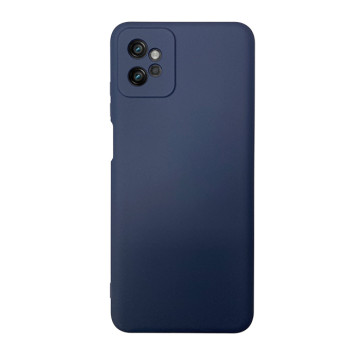 Θήκη Πλάτης Σιλικόνης Soft για Motorola G32 - Χρώμα: Σκούρο Μπλε