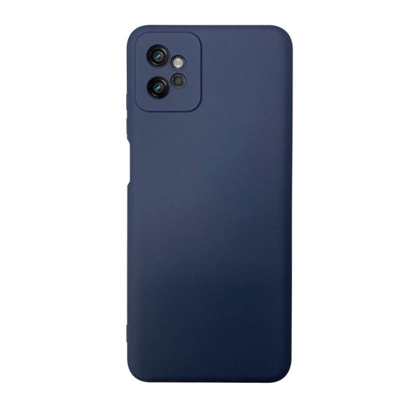 Θήκη Πλάτης Σιλικόνης Soft για Motorola G32 - Χρώμα: Σκούρο Μπλε