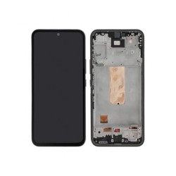 Complete LCD Incell Assembly  With Frame for Samsung Galaxy A54 - Color: Black