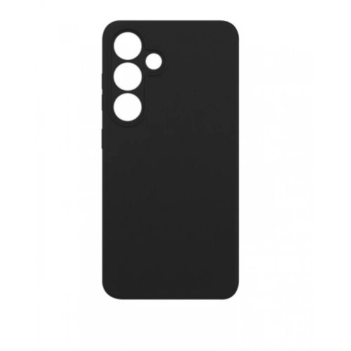 Θήκη Πλάτης Σιλικόνης Απλή για Samsung Galaxy S25 - Χρώμα: Μαύρο