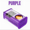 YESPLUS YS-704 Cyberpunk Transparent Wireless Bluetooth Speaker LED TWS - Color: Purple