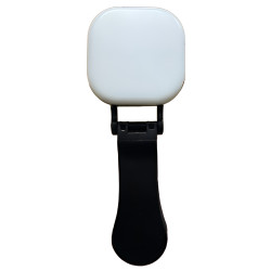 Mini Beauty Fill Light for Mobile with Clip RL-01- Color: Black