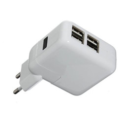 Charger 4 USB Ports USB YH-01870 - Color: White