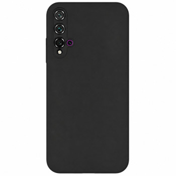 Θήκη Πλάτης Σιλικόνης Soft για Huawei Honor 20/Nova 5T - Χρώμα: Μαύρο