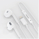 Wired Earphones PZX 1567 Headset Volume Control 1.2 MM Lightning Ενσύρματα Ακουστικά - Χρώμα: Λευκό