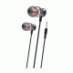 PZX 1580 Ενσύρματα Earphone Ακουστικά με 3.5mm Jack 1.2m - Χρώμα: Μαύρο