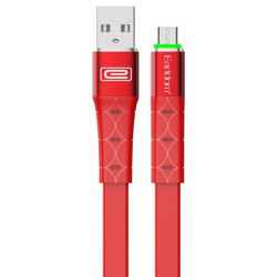 EARLDOM EC-081 Micro-USB Charging and Data Cable - Color: Red