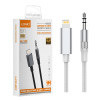 LDNIO LSY81i Καλώδιο Ήχου - AUX - Audio Jack 3.5mm Σε USB Lightning 1m - Χρώμα: Ασημί
