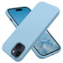 Θήκη Πλάτης Σιλικόνης Απλή για Apple i Phone 15 Plus - Χρώμα: Μπλε
