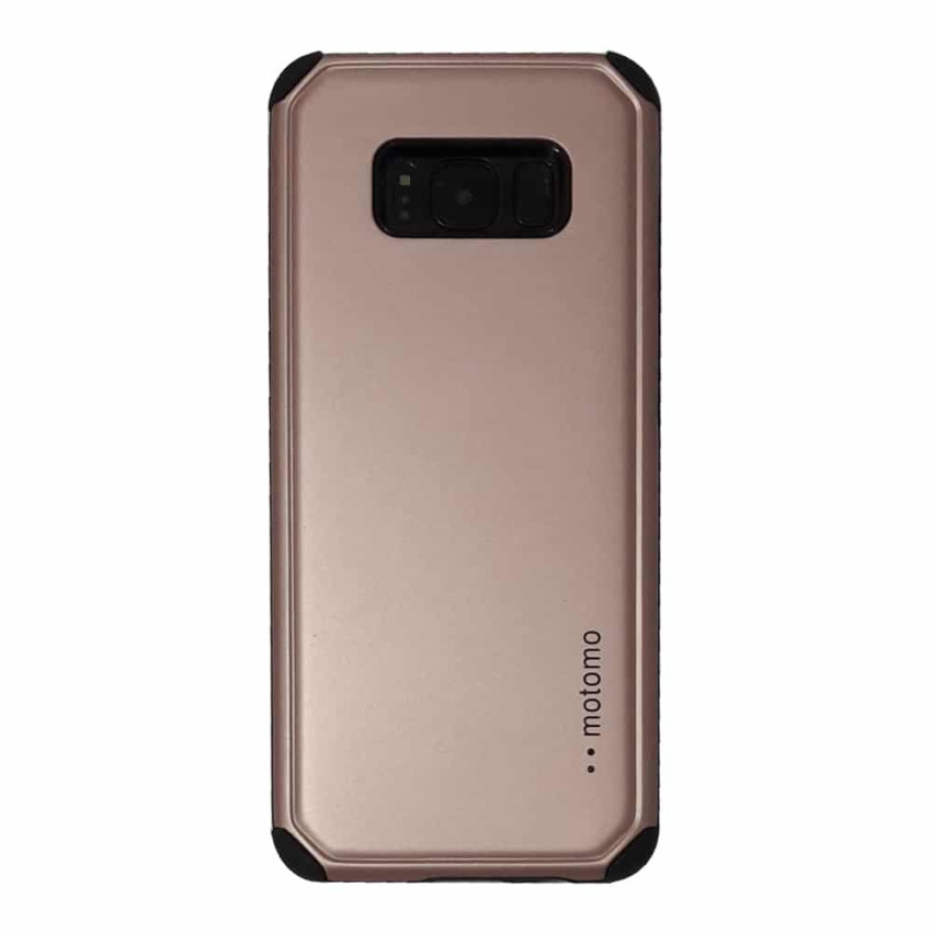 Σκληρή Θήκη Πλάτης Motomo για Samsung G950F Galaxy S8 - Χρώμα: Ρόζ Χρυσό