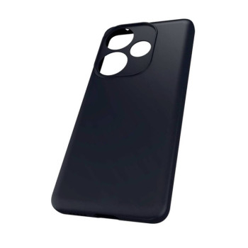 Θήκη Πλάτης Σιλικόνης Soft για Xiaomi Poco F6 - Χρώμα: Μαύρο